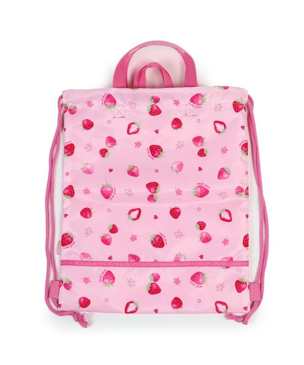 Mother garden マザーガーデン 野いちご お着替え巾着リュック 《スケッチ柄》 スケッチ柄