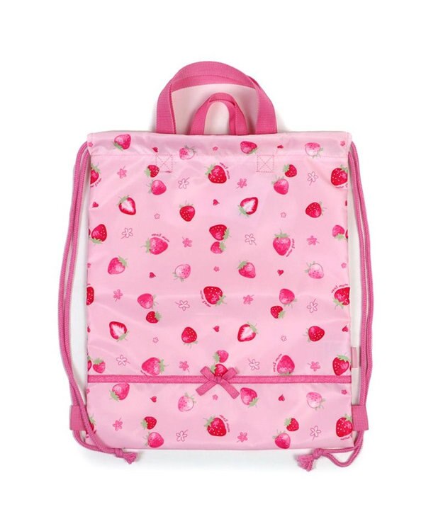 Mother garden マザーガーデン 野いちご お着替え巾着リュック 《スケッチ柄》 スケッチ柄