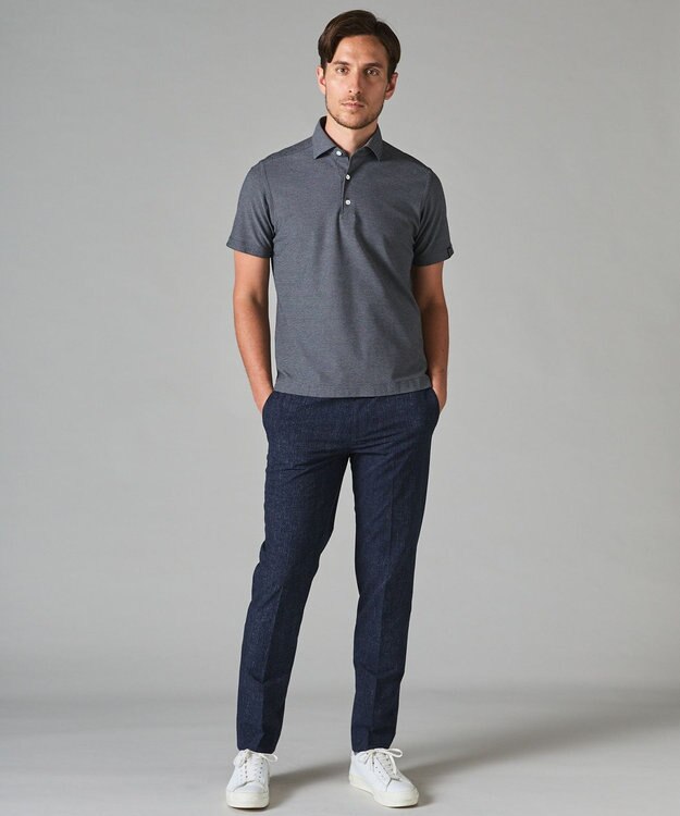 GOTAIRIKU 圧倒的清涼感・８つの機能美【接触冷感/通気性/軽量/撥水…等】クールドッツ セットアップパンツ（24年モデル） ネイビー系8