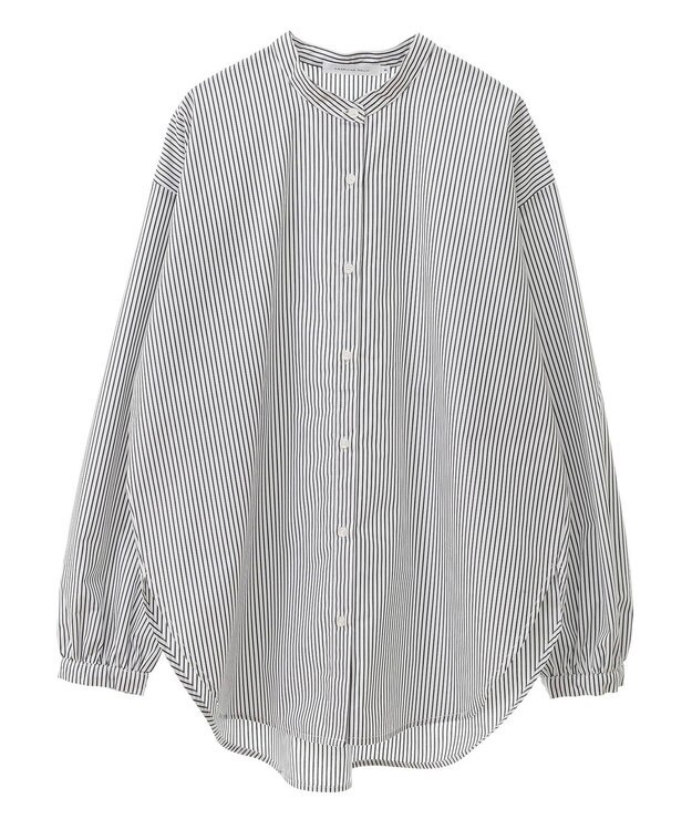 AMERICAN HOLIC ＳＥＴ　イージーケアロングシャツ＋ポンチベスト Stripe