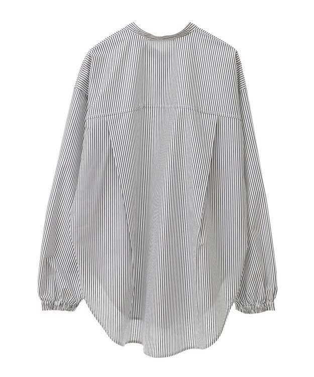 AMERICAN HOLIC ＳＥＴ　イージーケアロングシャツ＋ポンチベスト Stripe