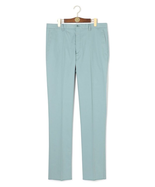 J.PRESS MEN 【KING SIZE】【ストレッチ】トリコチンストレッチ パンツ ライトグリーン系