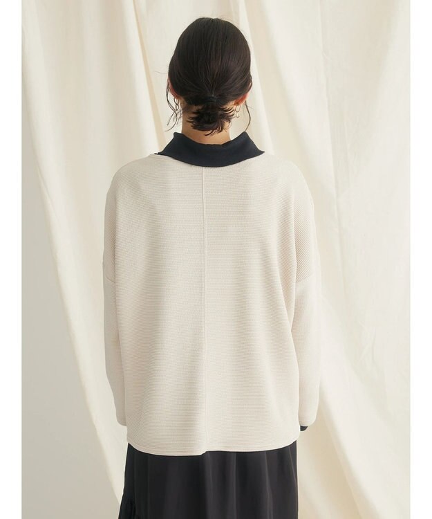 CRAFT STANDARD BOUTIQUE サイドリングボタンプルオーバー Gray Beige