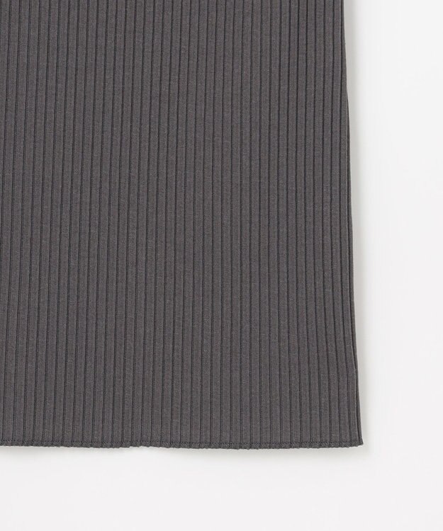 J.PRESS LADIES 【洗える】リブ ナロー スカート スレート系