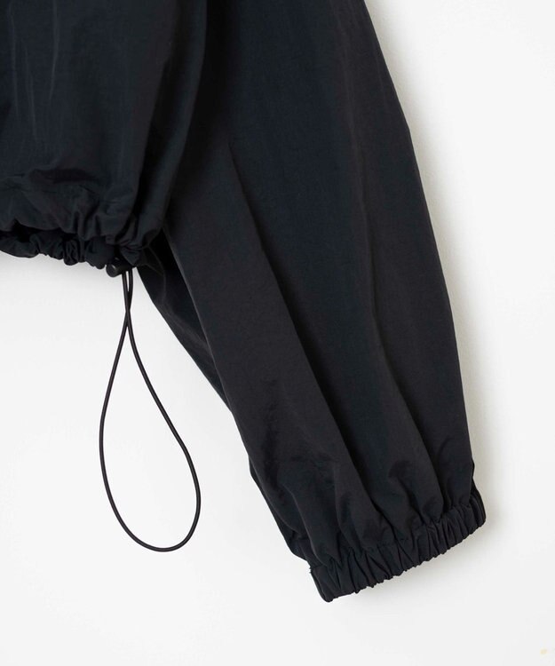 WEGO ショートナイロンブルゾン ブラック