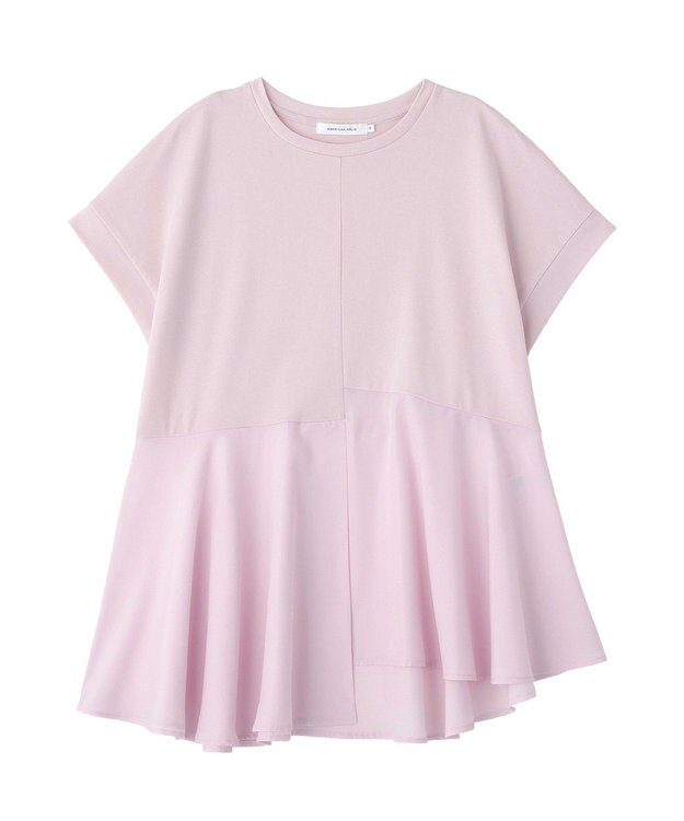 AMERICAN HOLIC アシンメトリーペプラム ドッキングプルオーバー Pink