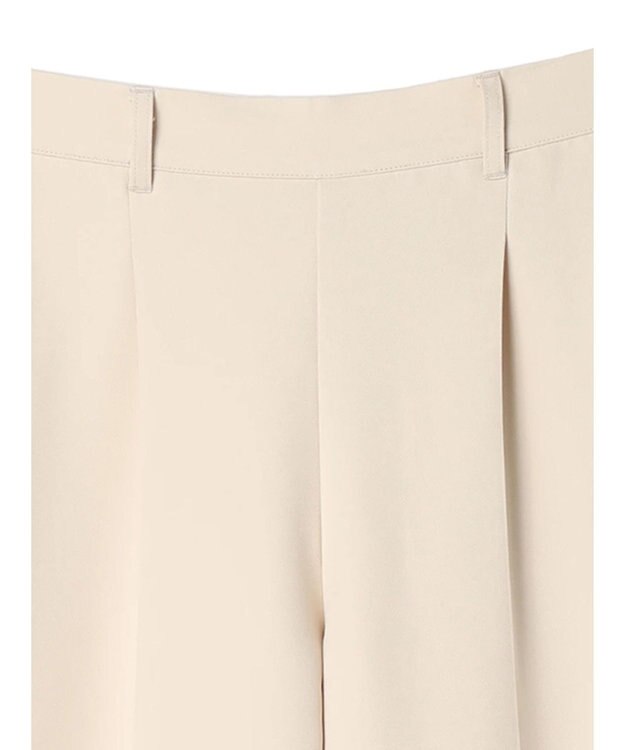 Green Parks きれいシルエットワイドパンツ Ecru