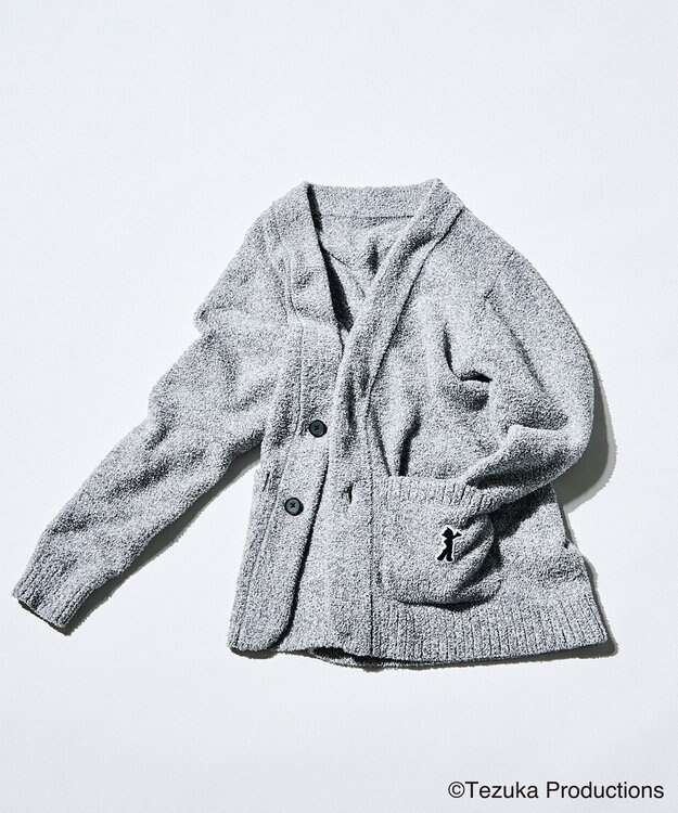JOSEPH HOMME 鉄腕アトム×JOSEPH HOMME　ONE POINT BOA KNIT CARDIGAN ライトグレー系