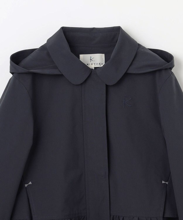 組曲 KIDS 【110-140㎝】【撥水】フリル マウンパ ネイビー