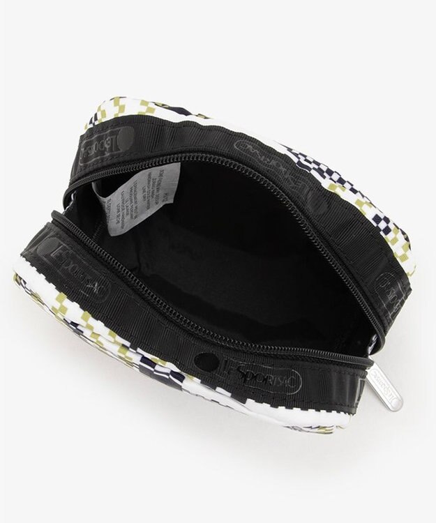 LeSportsac SQUARE COSMETIC/ピクセルスクランブルチェック ピクセルスクランブルチェック