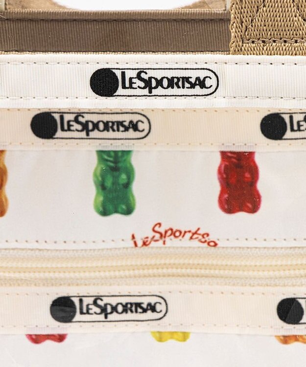 LeSportsac CLEAR MINI N/S TOTE/ハリボーゴールドベアーズ/クリア ハリボーゴールドベアーズ/クリア