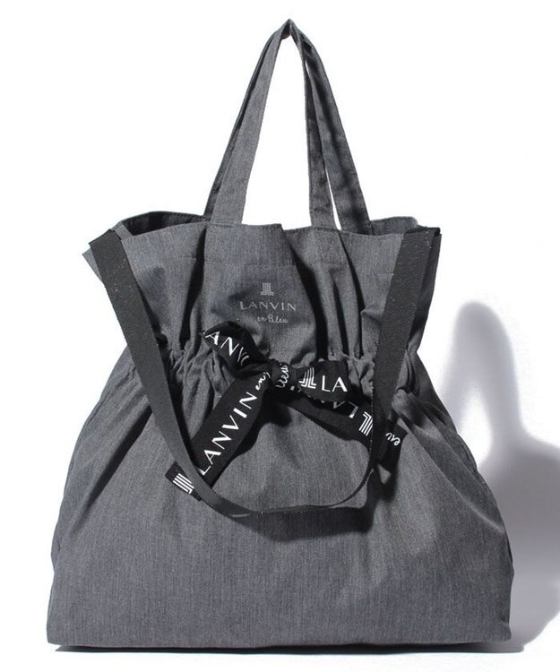 LANVIN en Bleu サリー エコバッグ グレー
