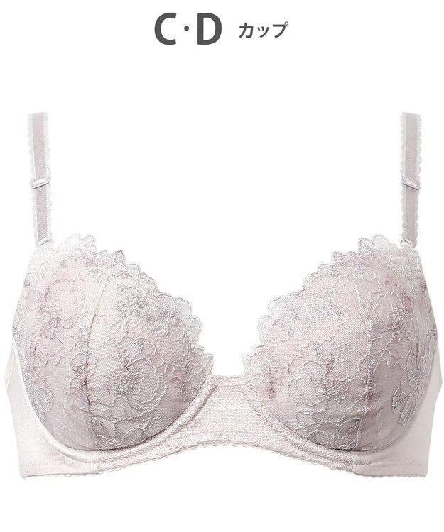 Wing 【ナチュラルアップブラ】 AA~Gカップ展開 ふっくら自然なまるみでバストアップ KB2060 ウイング／ワコール カカオ