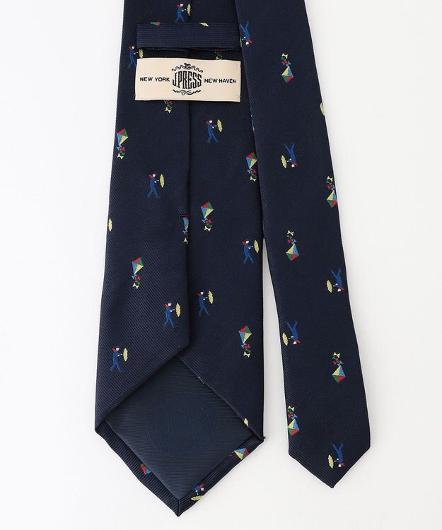 J.PRESS MEN ジョークタイ/ チャーチルの名言 ネイビー系8