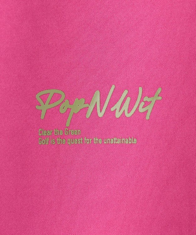 PW CIRCULUS 【ストレッチ / 快適 / 一枚でサマになる】【WOMEN】NEW ロングスリーブモック T ピンク系