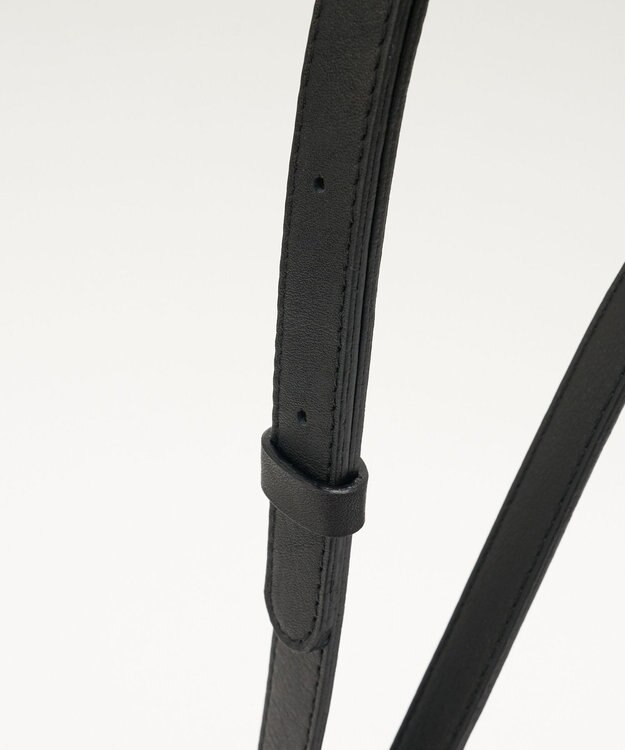 russet 《3/4～価格改定》ソフトレザーシンプルショルダーバッグ(CE-1328-WEB) Black2