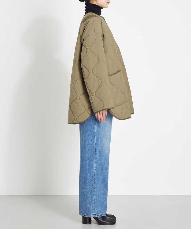 NAVE ライナーキルトアウターsize1 カーキ系