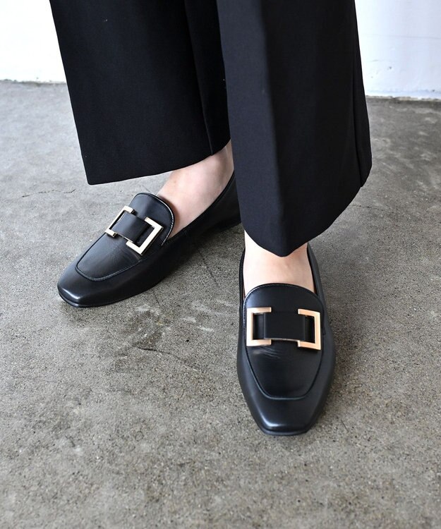 Pointer 日本製 国産牛革ローファー ブラック