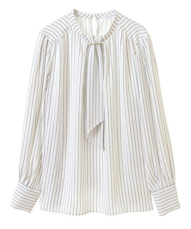 Green Parks ２ｗａｙボウタイブラウス Stripe