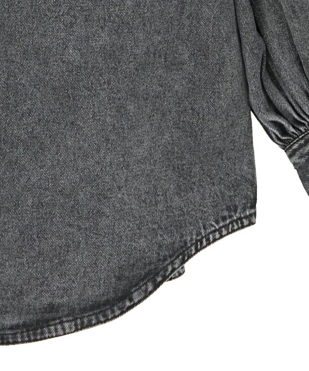 Green Parks ・ＳＵＧＡＲ　ＳＰＯＯＮ　ボリュームスリーブデニムシ Black