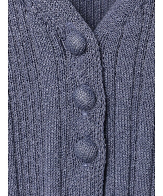 earth music&ecology ＳＥＴ２点ショートカーディガン＋レイヤードタンク Blue