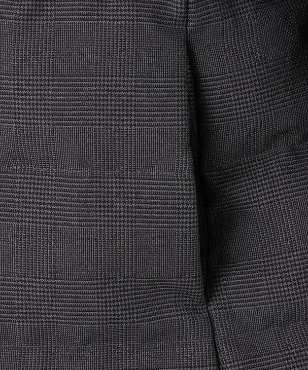 J.PRESS LADIES S 千鳥&グレンチェック ショート ダウン コート グレー系3