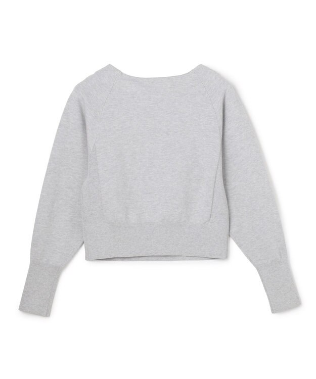 uncrave スウェットライクニット ヘンリーネックトップス TOPグレー