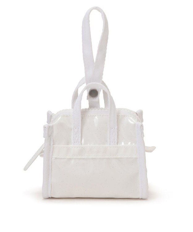 LeSportsac MICRO WEEKENDER CHARM/ホワイトグリマーシャイン ホワイトグリマーシャイン