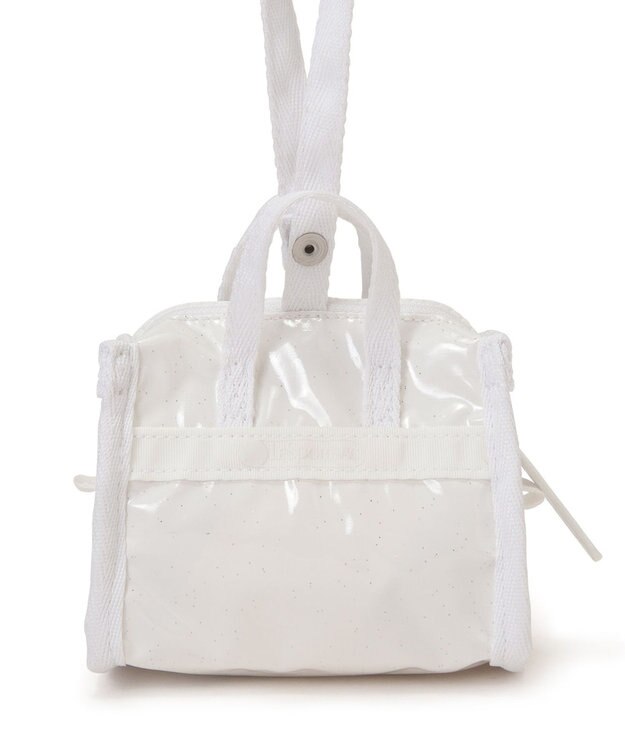 LeSportsac MICRO WEEKENDER CHARM/ホワイトグリマーシャイン ホワイトグリマーシャイン