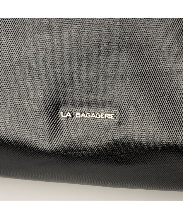 LA BAGAGERIE コーティングキャンバス 2WAYショルダーバッグ ライトベージュ