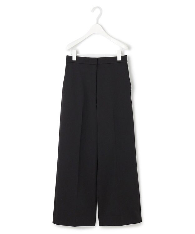 ICB 【洗える】 Peツイルダウンファブリック ワイドパンツ ブラック系