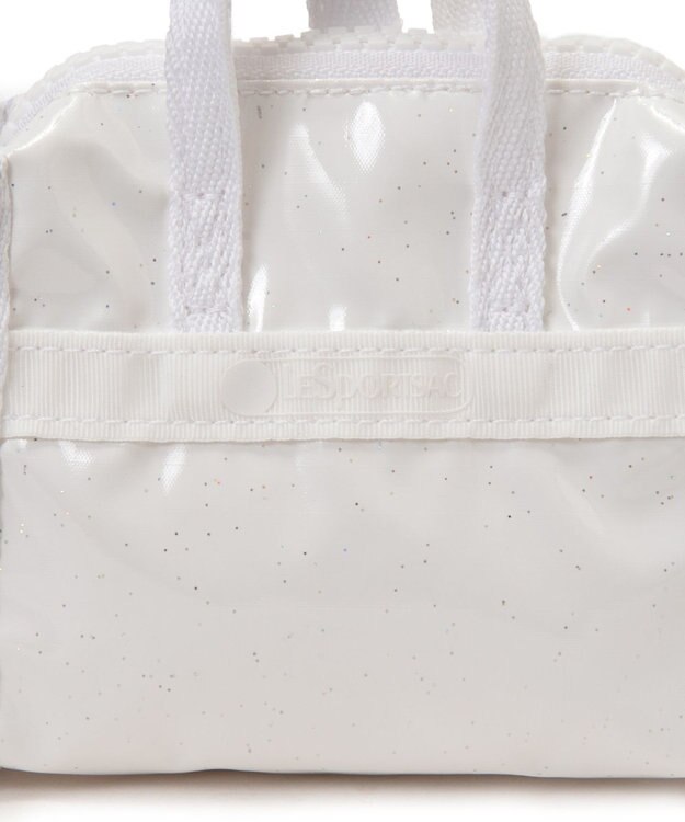 LeSportsac MICRO WEEKENDER CHARM/ホワイトグリマーシャイン ホワイトグリマーシャイン