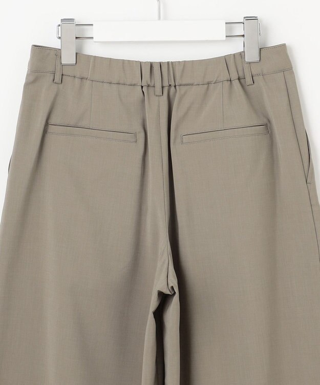 J.PRESS LADIES 【洗える】GORIAN TWILL クロップド パンツ モカカーキ系