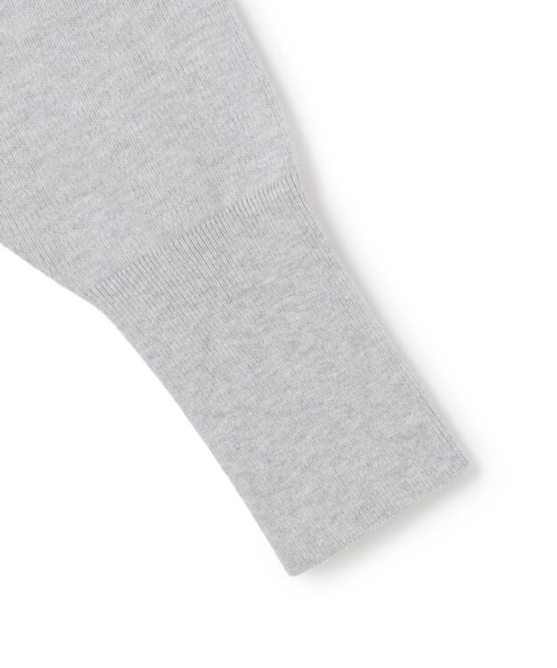 uncrave スウェットライクニット ヘンリーネックトップス TOPグレー