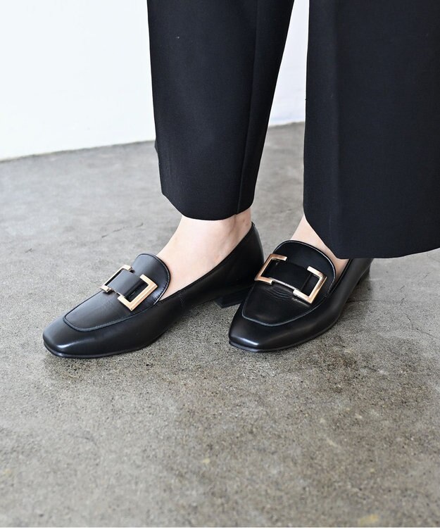 Pointer 日本製 国産牛革ローファー ブラック