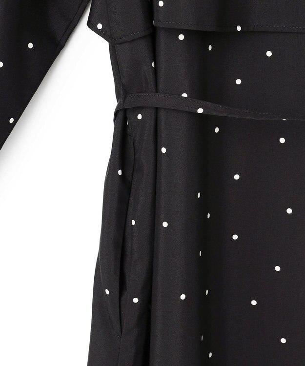 UNFILO L フライヨーク ワンピース ブラックドット