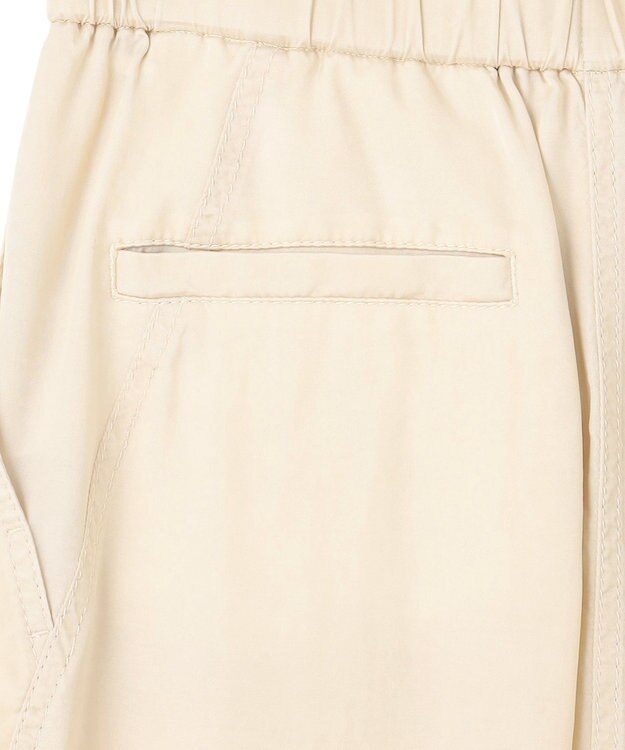 BEIGE， 【洗える】PAWPAW / ウエストリボンタックスカート Meringue
