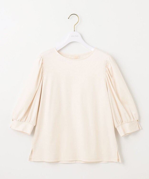 ANY SIS 【接触冷感】美人 ボリュームスリーブ カットソー オフ