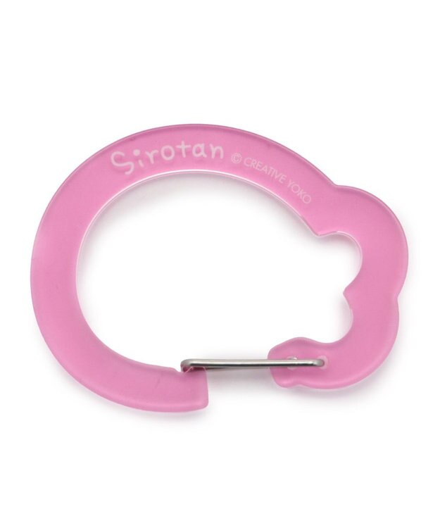 Mother garden しろたん アクリルカラビナ 《ピンク》 単品 ピンク