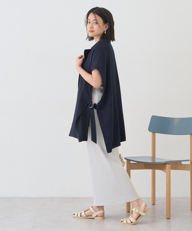 AMERICAN HOLIC 針抜きリブタイトスカート Light Gray