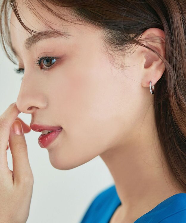 Tiaclasse 【金属アレルギー対応／選べる2種類】ラインピアス シルバーA