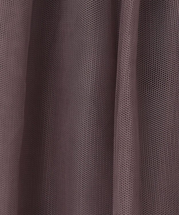 ANY KIDS チュール付き ジャンパースカート チャコール