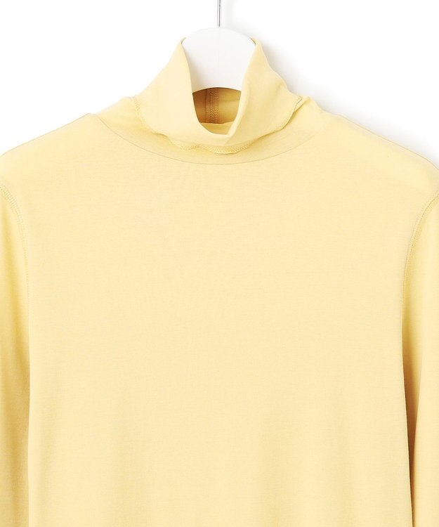 23区 L 【SLOW/一部店舗限定】シアーフライス タートルネック カットソー イエロー系