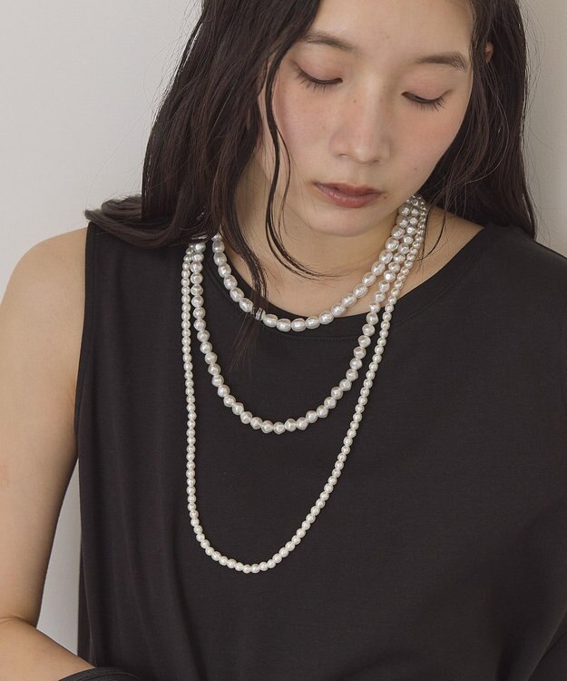 AMERICAN HOLIC マルチウェイパールレンネックレス Off White
