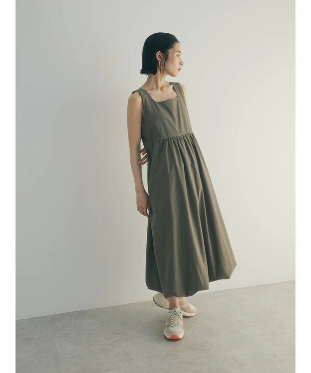 Green Parks armonia.バルーンワンピース Khaki