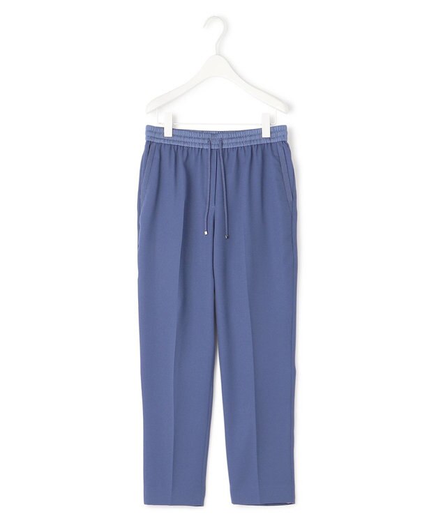 ICB 【新色追加・接触冷感・UVケア・速乾・洗える】FluidBackSatin ドロストパンツ ブルーベリー系