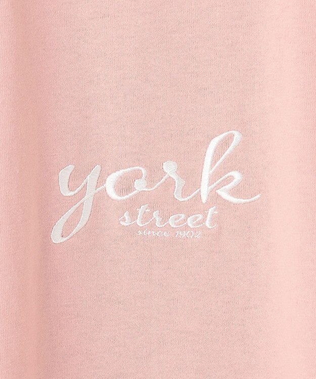 J.PRESS YORK STREET 【WOMEN】ベーシックロゴ Tシャツ ピンク系