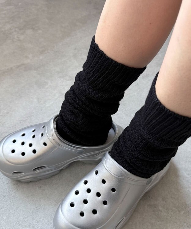 WEGO エアリールーズソックス ブラック