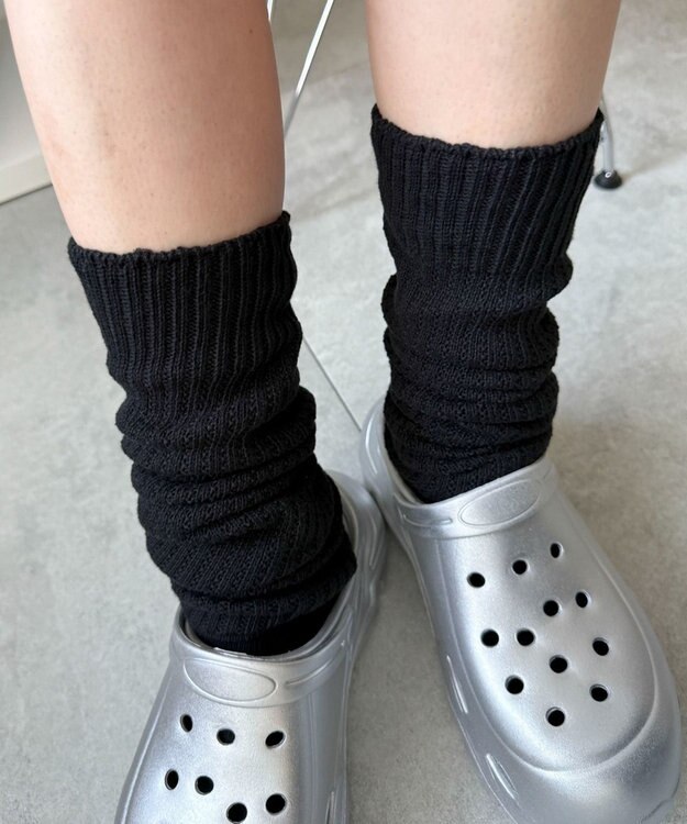 WEGO エアリールーズソックス ブラック