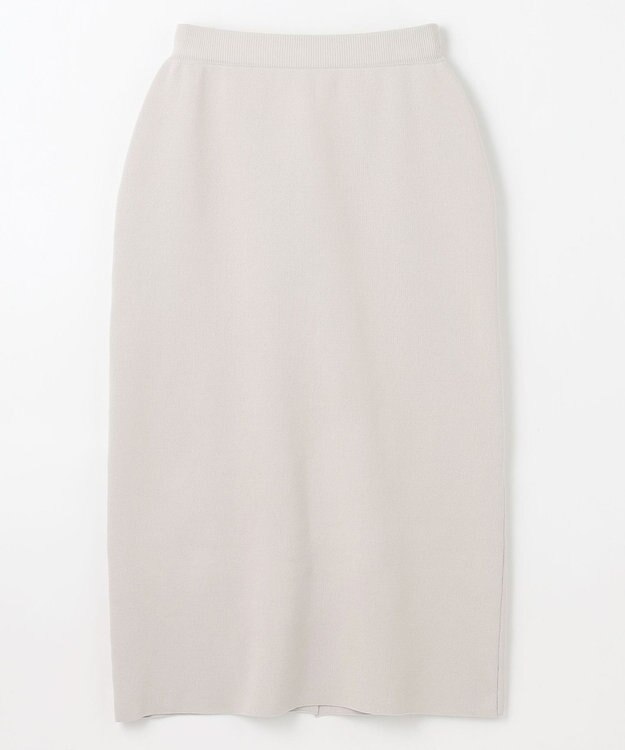 ANY ミラノリブニットスカート グレージュ